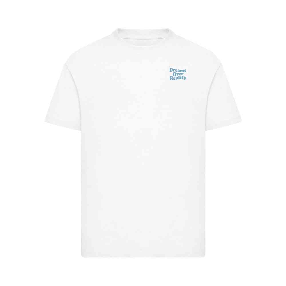 Mister Tee - Dreams Over Reality Wording Kinder Tshirt - Wit